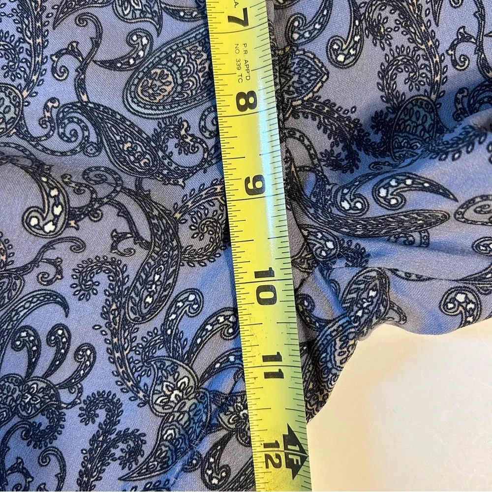 Jules & Leopold Womens Pants‎ Size XL Paisley Print Pull-on Cropped Comfy Resort